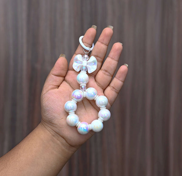 Lovely Bowknot Cherries Keychain